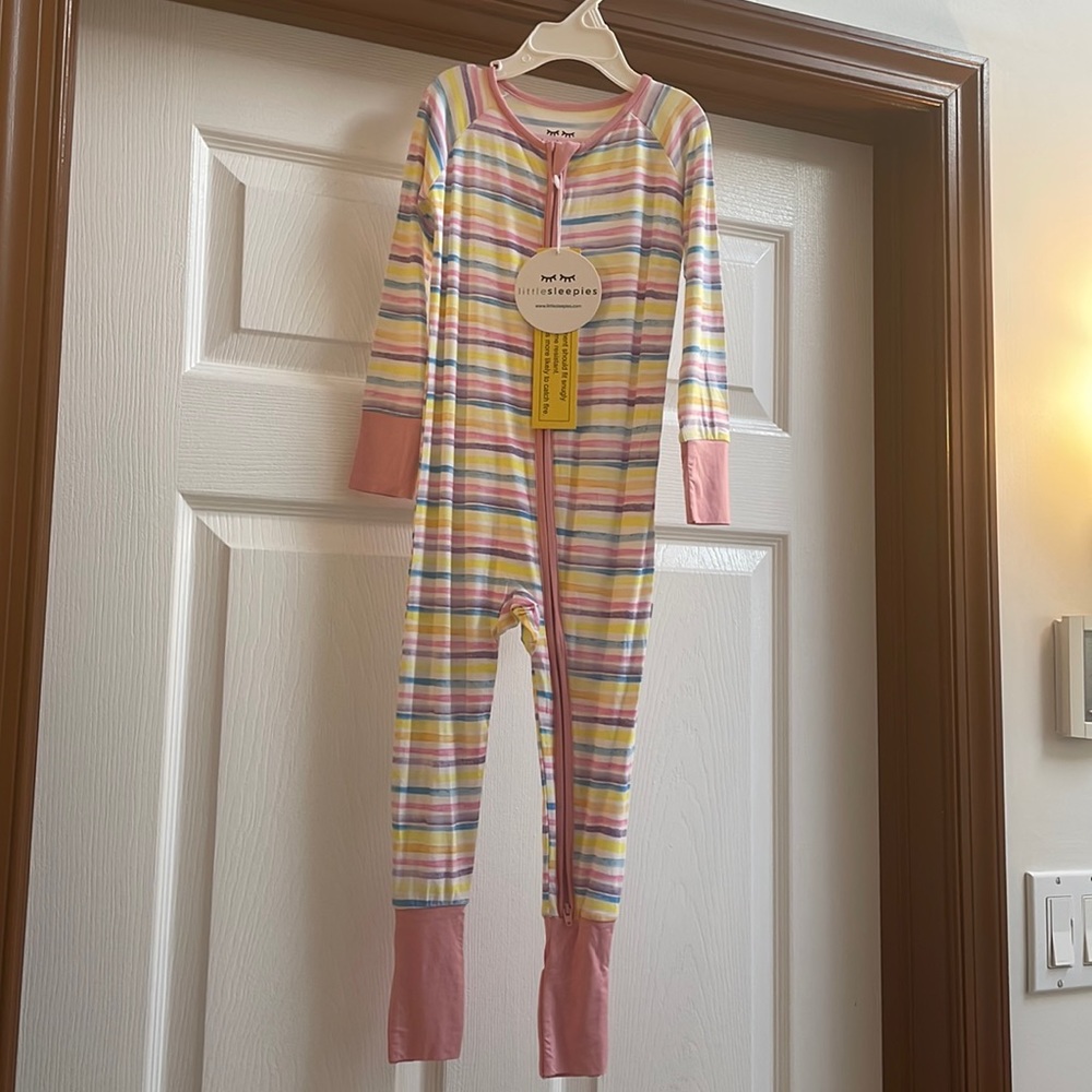 Little Sleepies Sunrise Stripes Zippy
